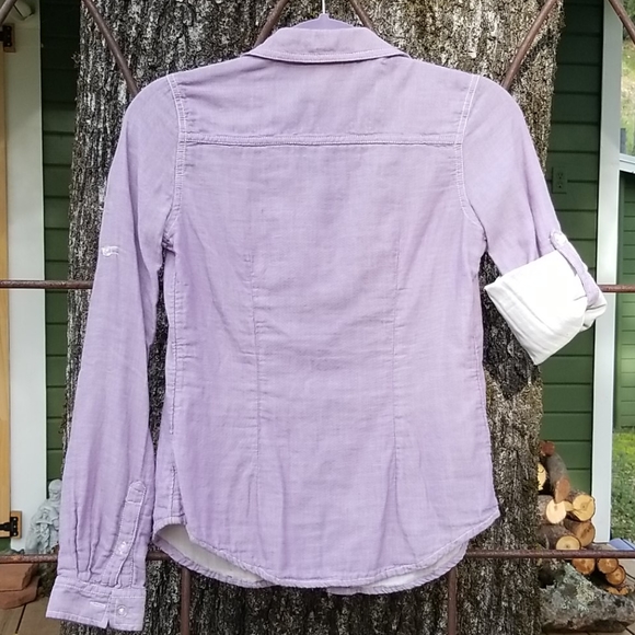 Lavender Button up Shirt - Picture 6 of 6